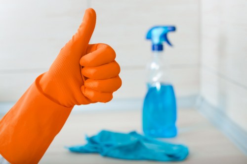 Customer complaint being recorded during carpet cleaning service review