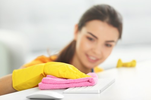 Final complaint closure step in a carpet cleaning service procedure